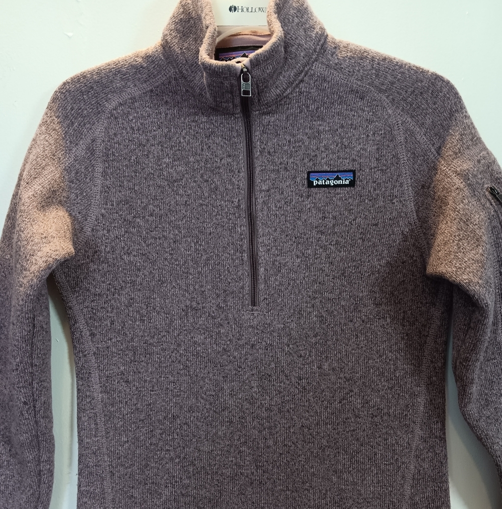 Womens Patagonia Heathered Purple Fleece Pullover